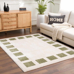 Beynon Green Washable Area Rug - Ornate Home