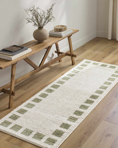 Beynon Green Washable Area Rug - Ornate Home