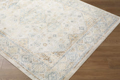 Bhavya Cream Washable Area Rug - Ornate Home