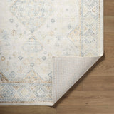 Bhavya Cream Washable Area Rug - Ornate Home