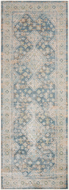 Bhavya Navy Washable Area Rug - Clearance - Ornate Home
