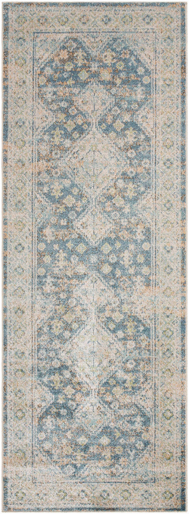 Bhavya Navy Washable Area Rug - Clearance - Ornate Home