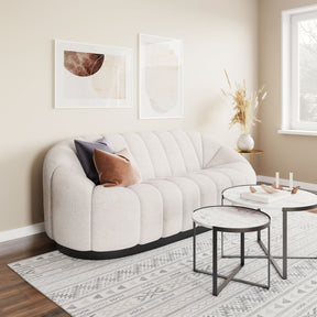 Bhutan Cream Sofa - Ornate Home