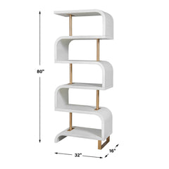 Bia White Etagere - Ornate Home