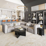 Biak Gray Corner Chair - Ornate Home