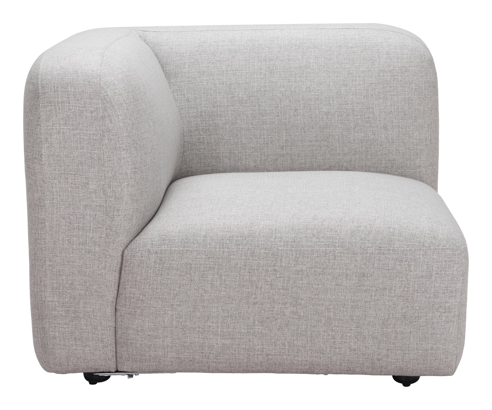 Biak Gray Corner Chair - Ornate Home