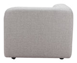 Biak Gray Corner Chair - Ornate Home