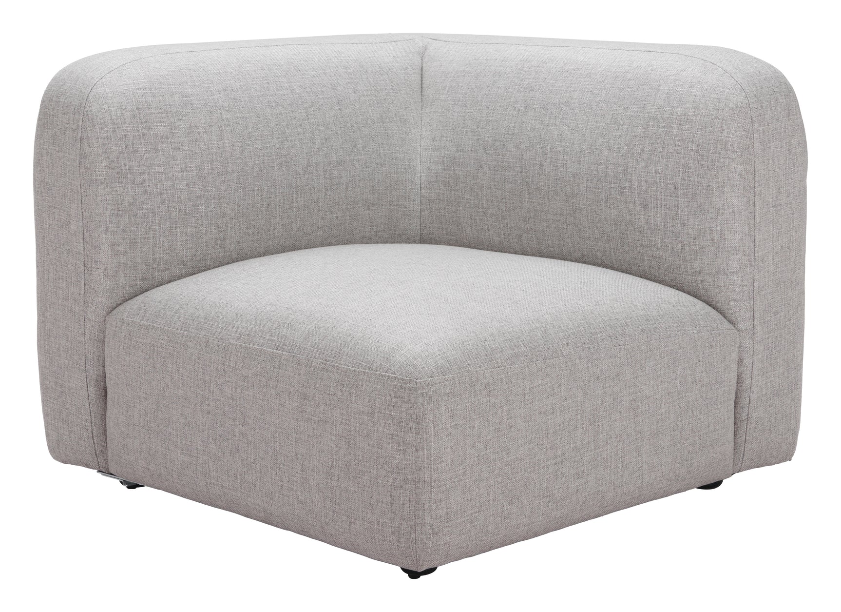 Biak Gray Corner Chair - Ornate Home