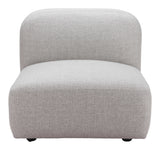 Biak Gray Middle Chair - Ornate Home