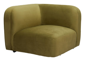Biak Green Corner Chair - Ornate Home