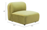 Biak Green Middle Chair - Ornate Home