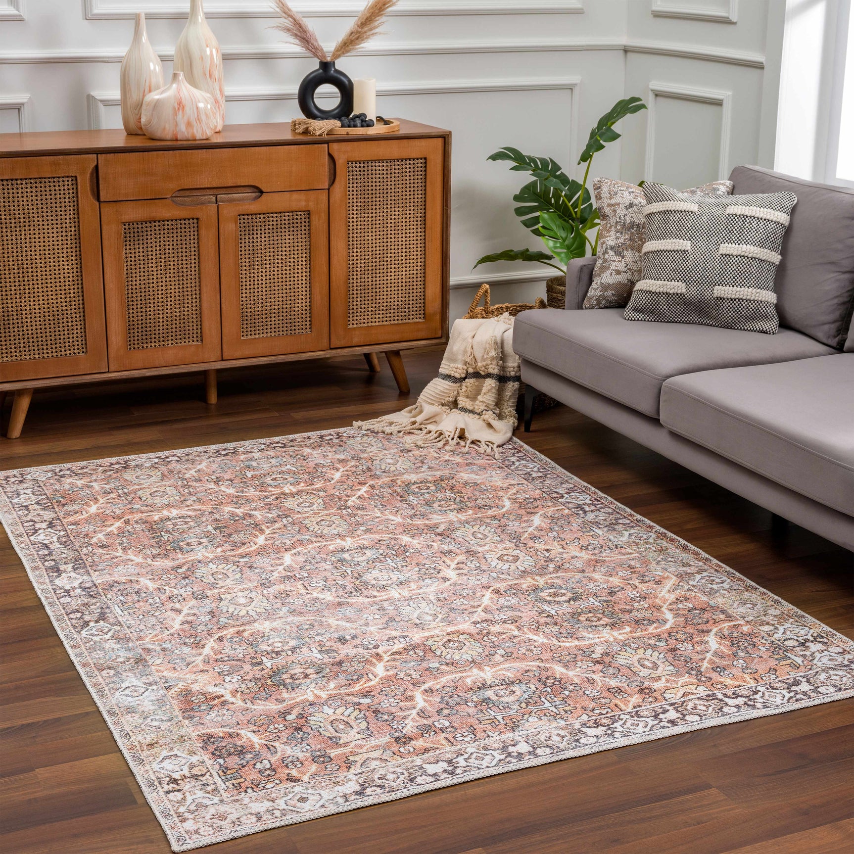 Bian Washable Area Rug - Clearance - Ornate Home