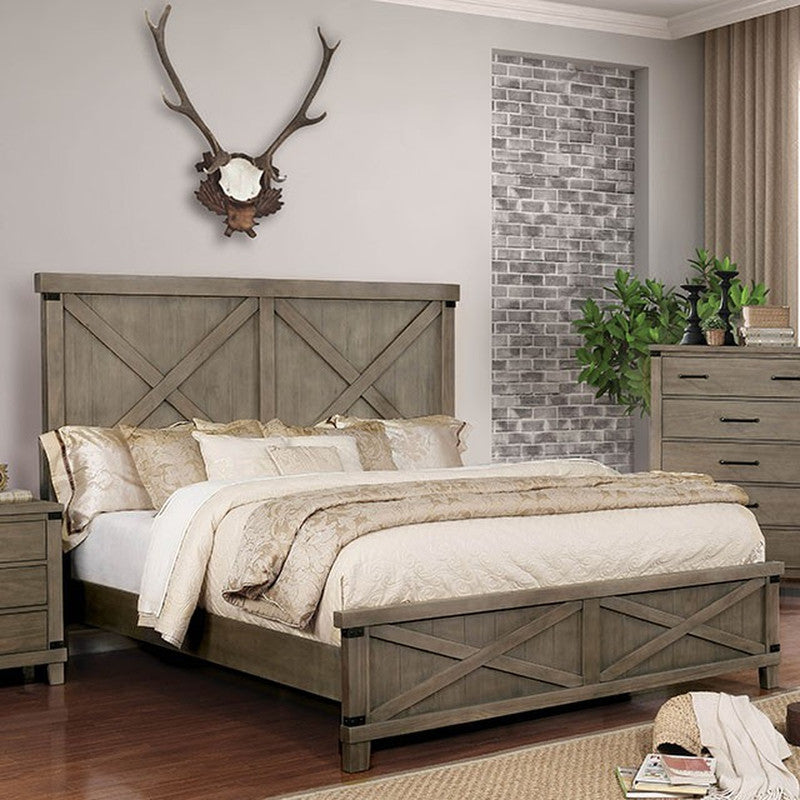 Bianca Gray Cal.King Bed - Ornate Home