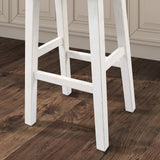 Biasca Gray/White Stool (Set of 2) - Ornate Home