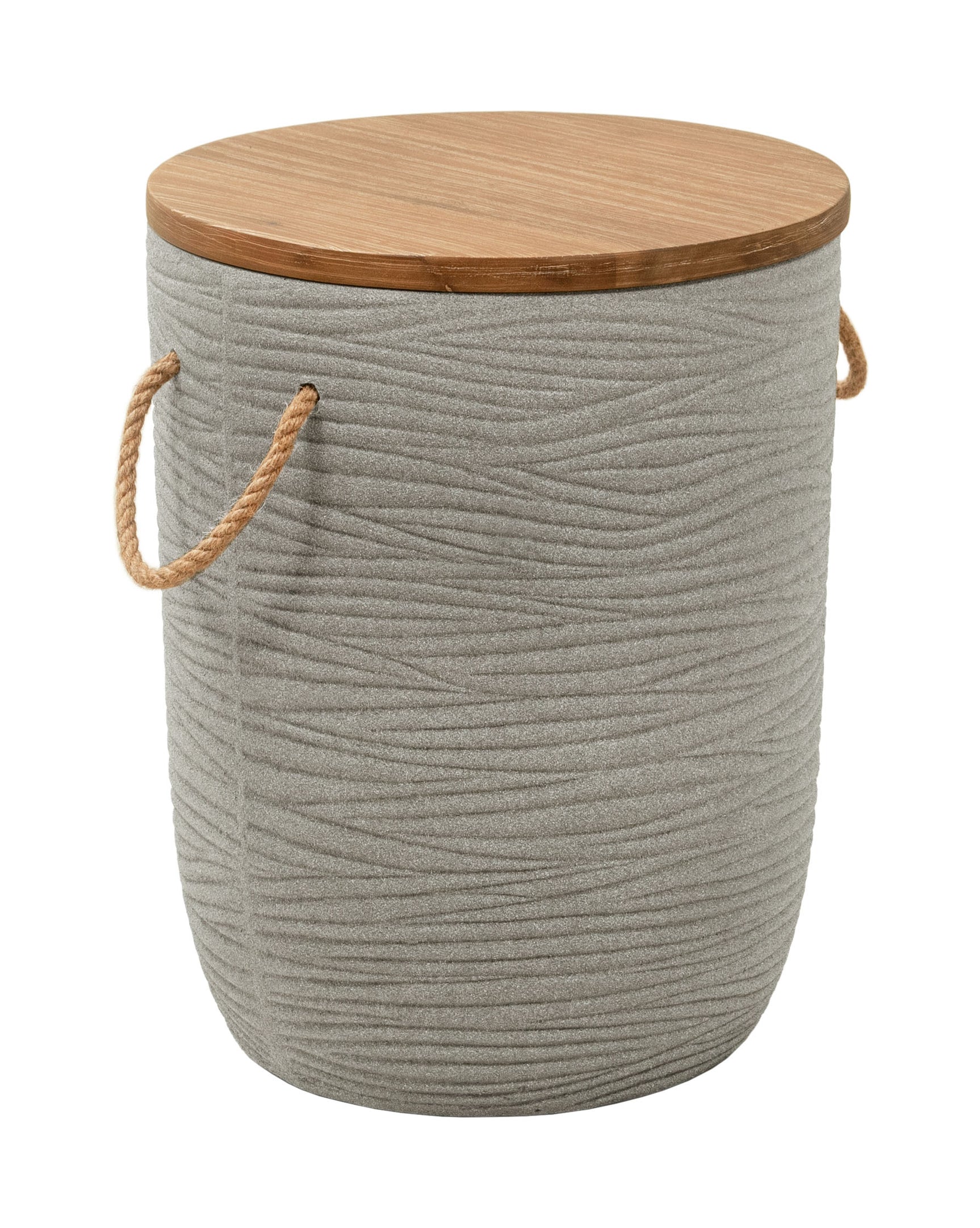 Biban Natural & Gray Side Table