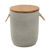 Biban Natural & Gray Side Table