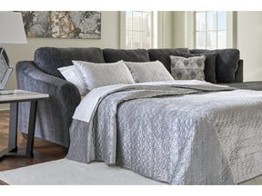 Biddeford Ebony 2pc Sleeper Sectional with Chaise (Online Special Price) - Ornate Home