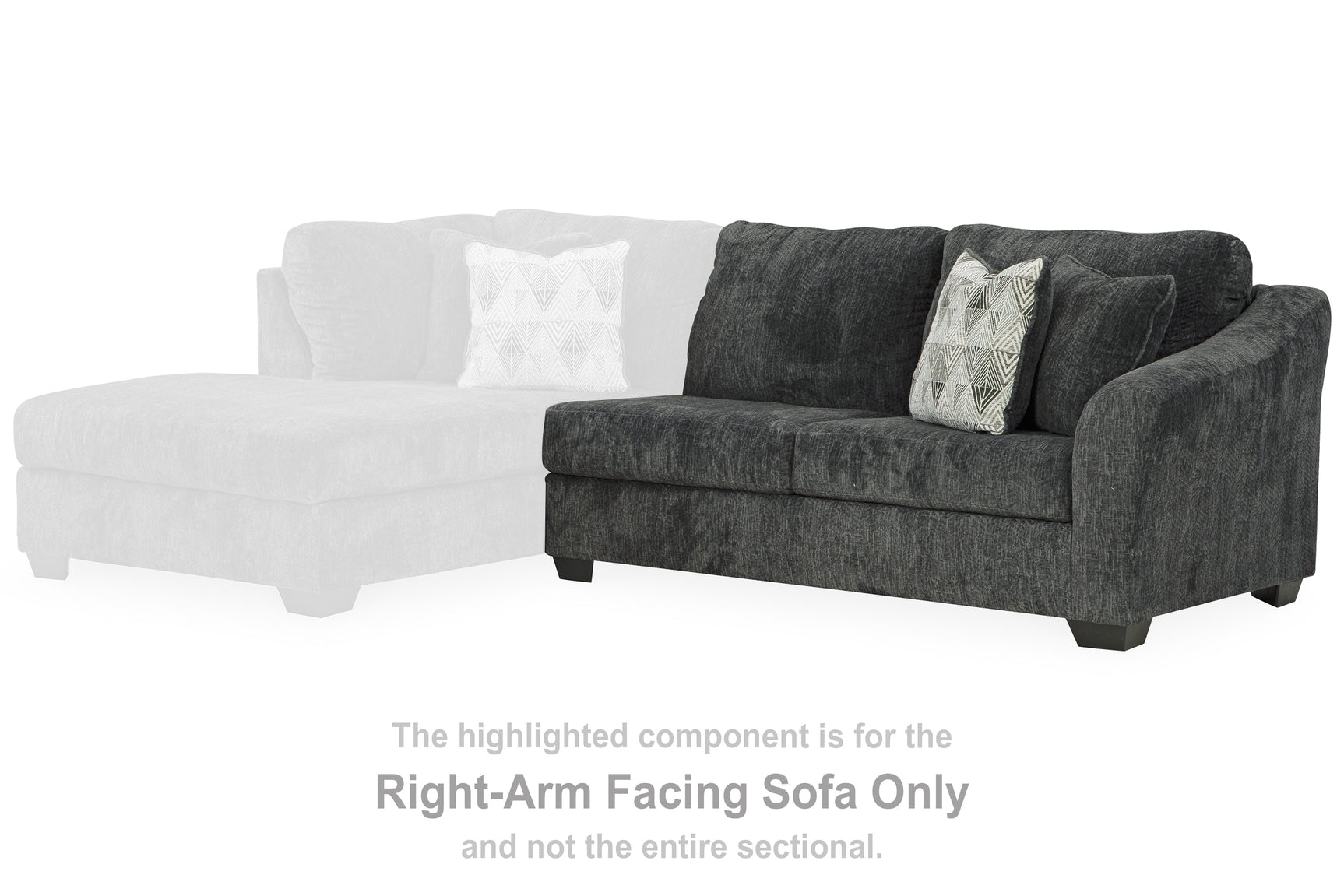 Biddeford Shadow 2-Piece Sectional & Oversized Swivel Accent Chair (Online Special Price) - Ornate Home
