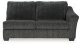 Biddeford Shadow 2-Piece Sectional & Oversized Swivel Accent Chair - Ornate Home