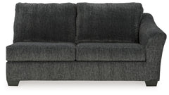 Biddeford Shadow 2-Piece Sectional & Oversized Swivel Accent Chair - Ornate Home