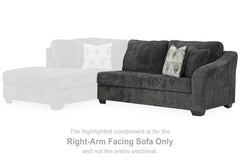 Biddeford Shadow 2-Piece Sectional & Oversized Swivel Accent Chair - Ornate Home