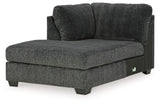 Biddeford Shadow 2-Piece Sectional & Oversized Swivel Accent Chair - Ornate Home
