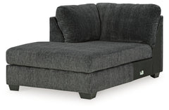 Biddeford Shadow 2-Piece Sectional & Oversized Swivel Accent Chair - Ornate Home