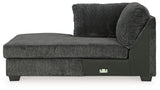 Biddeford Shadow 2-Piece Sectional & Oversized Swivel Accent Chair - Ornate Home