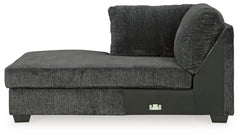 Biddeford Shadow 2-Piece Sectional & Oversized Swivel Accent Chair - Ornate Home
