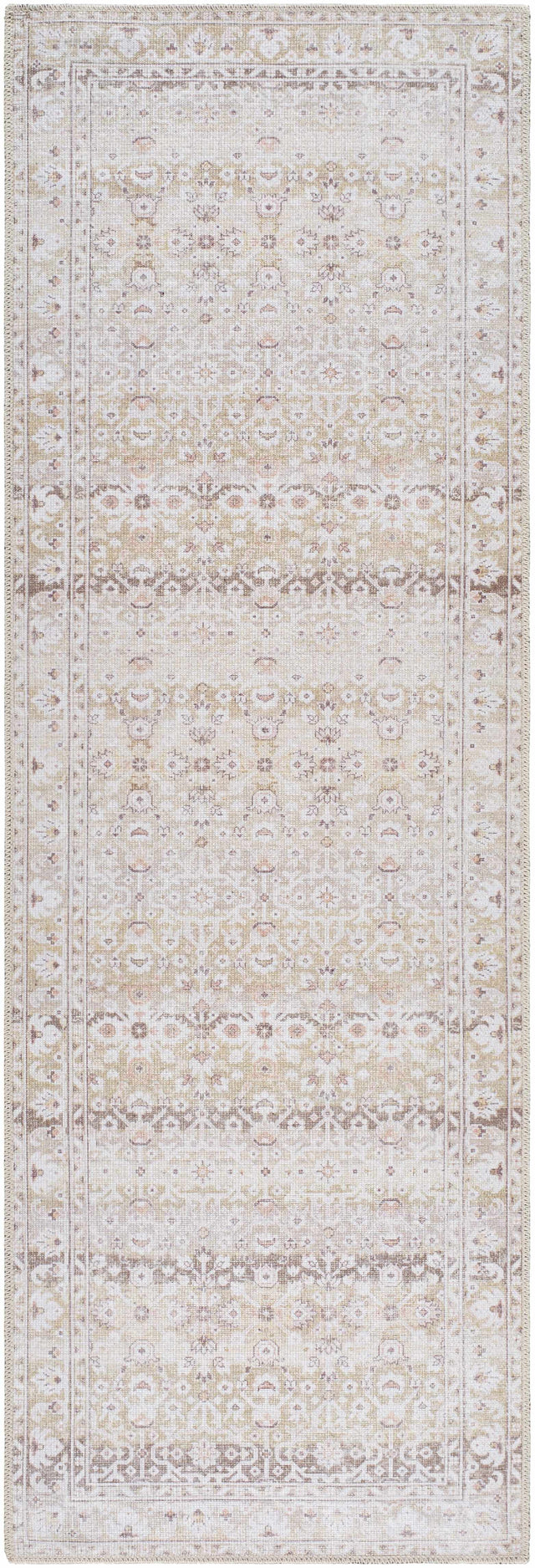 Bienna Vintage Flat Pile Washable Rug - Ornate Home