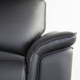 Bienne Black Recliner - Ornate Home