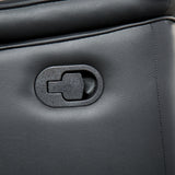 Bienne Black Recliner - Ornate Home