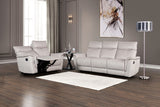 Bienne Taupe Reclining Loveseat - Ornate Home