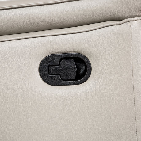 Bienne Taupe Reclining Sofa - Ornate Home