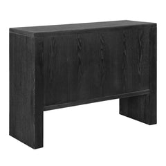 Bierk Black/Woodtone Dark Stain 2 Door Cabinet - Ornate Home