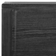 Bierk Black/Woodtone Dark Stain 2 Door Cabinet - Ornate Home