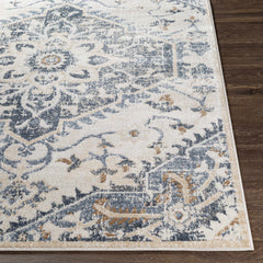 Biggleswade Denim Medallion Area Rug - Ornate Home