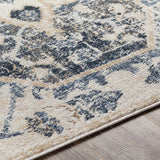Biggleswade Denim Medallion Area Rug - Ornate Home
