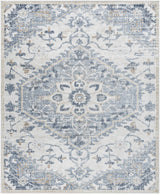 Biggleswade Denim Medallion Area Rug - Ornate Home