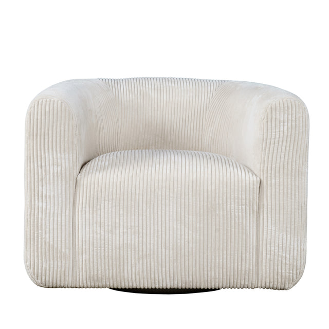 Biggs Natural Swivel Chair - Ornate Home