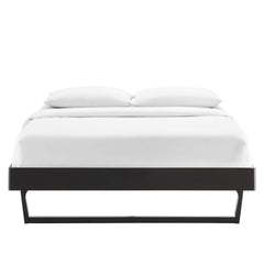 Billie Black Wood Full Platform Bed Frame - Ornate Home