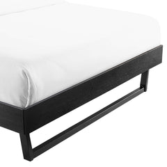 Billie Black Wood Full Platform Bed Frame - Ornate Home