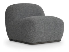 Billie Grey Fabric Swivel Chair - Ornate Home