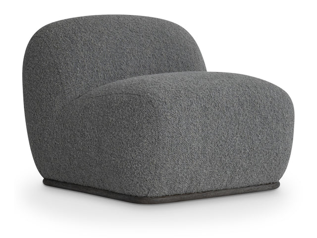 Billie Grey Fabric Swivel Chair - Ornate Home