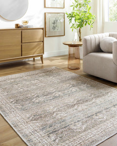 Billie Vintage Flat Pile Washable Rug - Ornate Home
