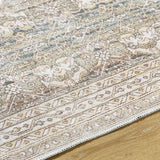 Billie Vintage Flat Pile Washable Rug - Ornate Home