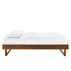 Billie Walnut Wood Queen Platform Bed Frame - Ornate Home