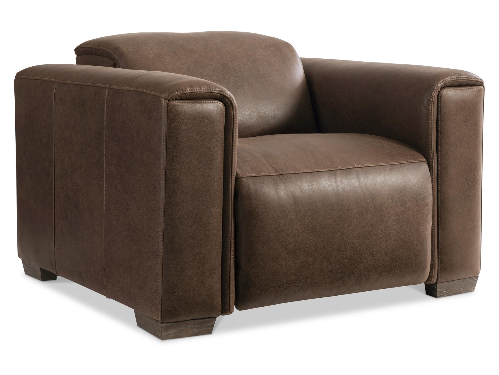 Billings Brown Leather Power Motion Chair - Ornate Home