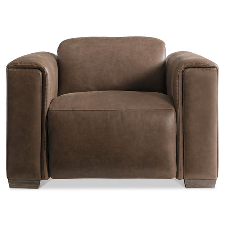 Billings Brown Leather Power Motion Chair - Ornate Home