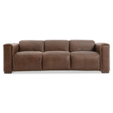 Billings Brown Leather Power Motion Sofa - Ornate Home